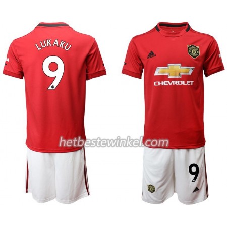 Manchester United Lukaku 9 Kind Voetbaltenues Thuis 2019/20 - SS (+ Korte broeken)